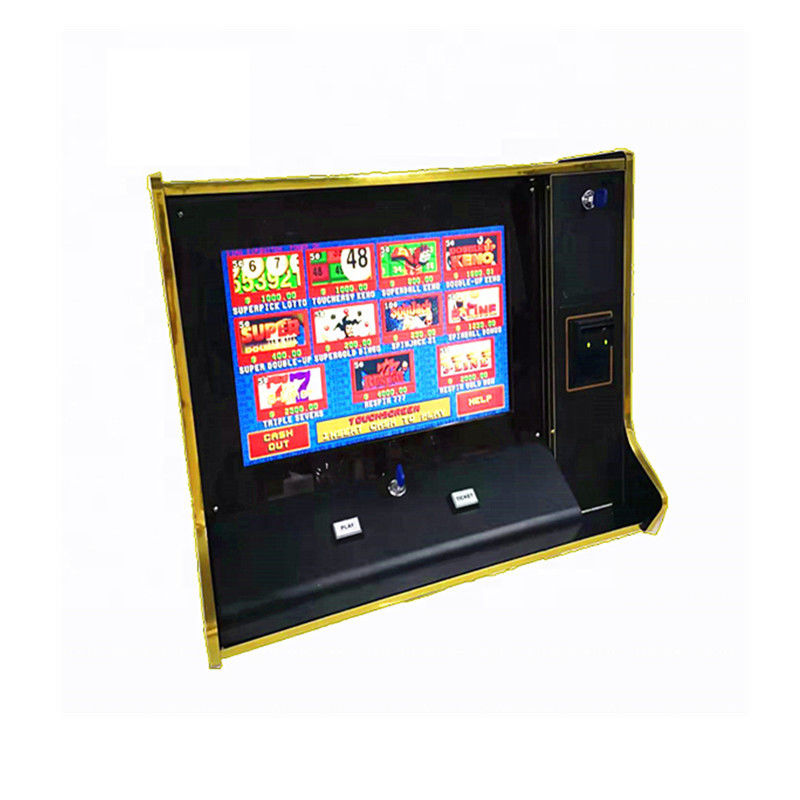 Прочная Multicolor машина покера горшка с золотом, 2 в 1 машине аркады Bingo навыка